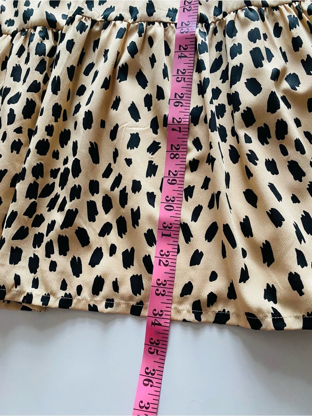 Vineyard Vines Women Leopard Print V-Neck Tiered Swing Dress Beige & Black Small - Picture 11 of 11